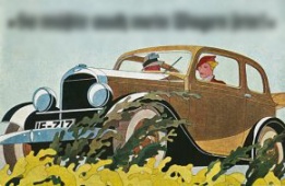 1920s German car ad