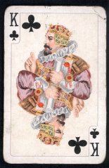 King of Clubs card