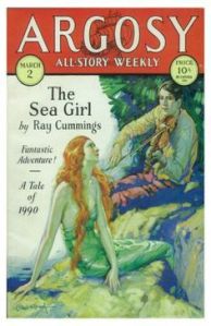 Argosy Weekly Story Magazine The Sea Girl Ray Cummings