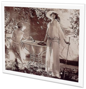 1920s two women garden