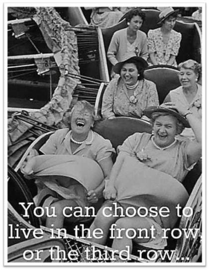 Roller Coaster Ladies Front Row