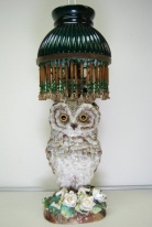 Owl Lamp Victorian