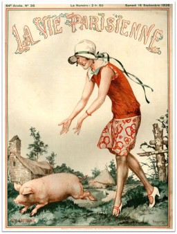 la-vie-parisienne-sept-1926-woman-pig-farm