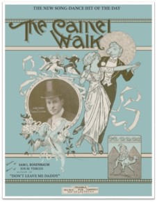 Camel Walk dance poster 1920s