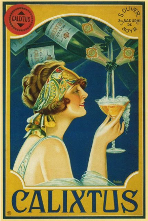 1920s Champagne ad Calixtus