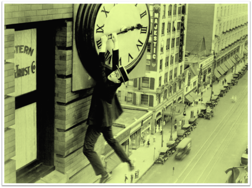 1923 Harold Lloyd Safety Last clock
