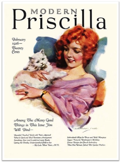 1926_Feb Modern Pricilla Girl Cat