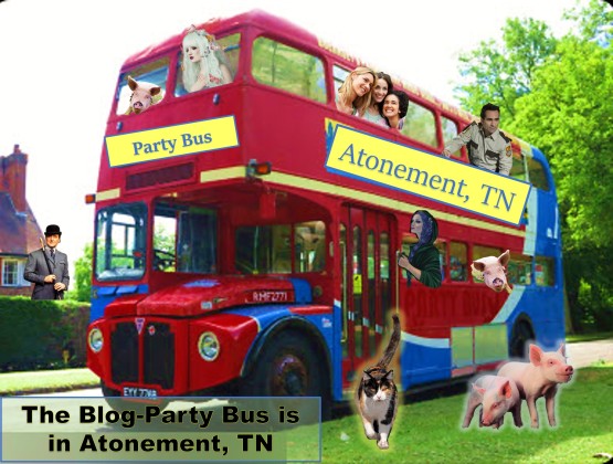 Atonement Blog Party Bus Loaded