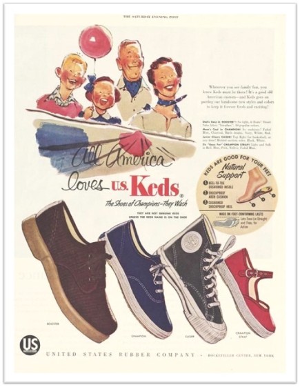 Keds Ad circa 1950s