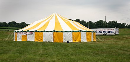 Revival Tent in Pennsylvania, Wikipedia