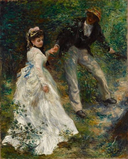 La Promenade, by Pierre-Auguste Renoir 1870 Wikipedia